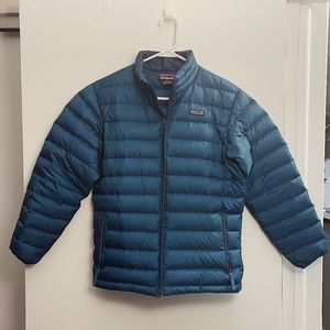 Patagonia Kids Down Puffer Jacket | Blue | Size Youth L